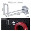 Suporte de Painel de Pendurar com Furo Quadrado Enganchado, Painel de Ganchos, Armazenamento Pegboard, Suporte de Armário de Parede, Acessórios para Suporte de Armazenamento de Bancada