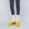 Botas de Nieve Planas Calcetines de Apilamiento Otoño e Invierno Estilo Y2K Calientes Calcetines Khaki para Pantorrilla Calcetines Estándar de Hierro JK