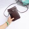 Bolsa Pequena Feminina 2023 Nova Moda Simples Celular Bolsa Mini Cor Sólida Ombro Crossbody Bolsa Tela Grande Bolsa de Moedas Moderna