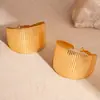 Brincos de Prata Europeus e Americanos Cruzados Moda Diamante Bambu Curvos Brincos Simples Elegantes Brincos de Nicho de Alta Qualidade para Mulheres