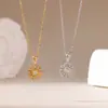 Collar Redondo de Acero de Titanio con Estrella y Circonita Incrustada para Mujer, Diseño Único, Cadena de Clavícula de Lujo Ligero, Versátil y de Gama Alta