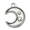35 acessórios de joias de liga vintage DIY pingente de colar pulseira sol estrela lua antiga material de pingente