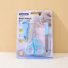 Set de Corte de Uñas para Niños, Tijeras para Uñas de Bebé, Cortauñas, Lima de Uñas, Cortauñas para Bebé, Herramientas de Cuidado, Tres Piezas