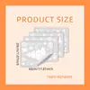 D16112 Varios adhesivos electrostáticos de copo de nieve blanco navideño para ventanas para tiendas y hogares, adhesivos decorativos de cristal para ambiente navideño