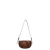 Estilo retrô, bolsa feminina com padrão texturizado de PU macio, bolsa de ombro única, bolsa simples e portátil de axila, grande capacidade, bolsa feminina moderna para deslocamento diário