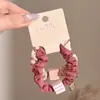 2026 Novo Elástico de Cabelo de Alta Elasticidade com Acabamento em Cetim, Toque de Luxo, Argola de Cabelo Dopamina de Verão para Mulheres, Elástico Fofo para Crianças