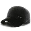 Nuevo Sombrero de Pato de Terciopelo Plus para Hombre de Invierno Engrosado Cálido Protección para los Oídos Estilo Papá Mediana Edad y Ancianos Gorra de Béisbol Resistente al Viento