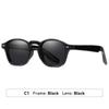 Gafas de Sol Polarizadas Tipo Pin de Nuevo Estilo 2026, Gafas de Sol de Gama Alta, Monturas Cuadradas y Redondas Retro Transfronterizas Europeas y Americanas, Protección UV