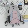 Mochila ligera resistente al agua para deportes y ocio, mochila de tela de nailon con bloques de color, mochila de gran capacidad para mujer, para ir al trabajo y viajar
