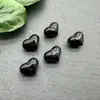 Venta al por mayor 14*17mm Piedra Natural Cristal Corazón Forma Amatista Melocotón Materiales para Ensartar Pulsera Collar Hecho a Mano DIY