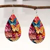Aretes de Acrílico Gota de Agua Producto Nuevo Día de San Valentín Submarino Acrílico Regalo Transfronterizo Mariposa Aretes para Mujer y Navidad