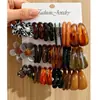 Set de Pendientes de Aro de Moda Transfronterizos Europeos y Americanos para Mujer, Versátiles y Elegantes, Pendientes de Moda Estilo Ins al por Mayor