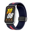 Para Galaxy Fit3 Correa de Hebilla Plegable Magnética Correa de Silicona Bicolor Vertical Samsung Galaxy Fit3