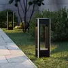 Lámpara de césped LED impermeable potencia paisaje patio césped patio trasero Jardín Comunitario Villa Parque Comunidad Alto brillo