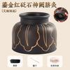 Pedra Vermelha Agulha Quente Moxabustão Umbilical Pote de Moxabustão Barriga Doméstico Crianças Abdominal Inpolar Pote de Moxabustão Aparelho de Moxabustão Suspenso Pote de Moxabustão Umbilical