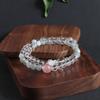 Nova Pulseira Chinesa Olho de Tigre Obsidiana Citrino Pulseira Energia Círculo Duplo Estilo Nacional Combina com Tudo Pulseira Círculo Duplo