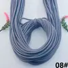 Cuerda Trenzada de Núcleo Bicolor Vertical de 5 mm Correa Cruzada de Moda Cuerda Decorativa Cordón para Cintura de Ropa Longitud Ajustable
