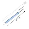 Aguja de Punzón Rusa Modelo Pequeño Azul 35 # Simple Acero Inoxidable Abs Poke Bordado Tufting Herramienta