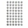 54 Pegatinas/Hoja Pegatinas de Estrella Holográfica 6 Colores Láser Smiley Estrella de Cinco Puntas Recompensa para Niños Pegatinas de Dibujos Animados