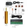 Mini lixadeira tipo caneta acabamento cola gota de cristal usb dourada mini moto elétrica furadeira elétrica máquina de polir
