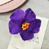 Nova Presilha de Cabelo Flor Fuso 2025 para Mulheres na Praia, Presilha Lateral Atmosférica, Presilha Lateral Bico de Pato, Adorno de Cabeça, Presilha de Cabelo Flor