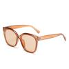 Gafas de Sol de Marco Grande de Moda para Mujer, Estilo Retro, Aptas para Rostros Redondos, Aspecto Natural, Forma Cuadrada, Gafas de Sol Estilo Urbano