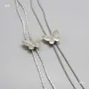 Cuerda de Piel Sintética Plateada Cadena de Metal Bolso Tejido a Mano Cierre de Cordón Hebilla de Resorte Mariposa Accesorios para Bolsos
