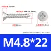 Tornillos Autorroscantes de Acero Inoxidable 304 con Ranura de Cruz Ka Tornillos Autorroscantes de Cabeza Plana con Ranura de Cruz M1-M8