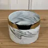 Vaso de Cerâmica Estilo Moderno Casa Escritório Sala de Estar Decoração Suave Decoração de Mármore Adereços de Fotografia