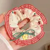 Goma para el pelo con estampado de leopardo marrón para otoño e invierno para mujer, scrunchie elegante y sofisticado para peinados de moño