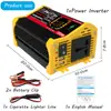 Venta caliente transfronteriza inversor 12V a 220V/110V 500W conversión de energía solar para vehículo fuera de red alta frecuencia reparación