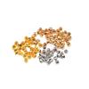 Cuentas de cobre conservadoras del color envueltas en oro DIY cuentas de transferencia cuentas de sandía cuentas de calabaza cuentas pequeñas doradas nacaradas cuentas espaciadoras pulsera collar pulsera