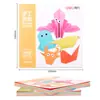 Deli 6407 Papel Hecho a Mano Origami Papel de Colores para Niños Jardín de Infancia Corte de Papel Papel de Colores Papel Hecho a Mano 15*15 100 Hojas