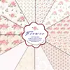 12 Hojas/Paquete Blanco Rosa Rosa Niebla Matutina Serie Jardín Ins Floral Día de la Madre Base para Diario Material de Papel DIY Transfronterizo