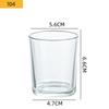 Vela de aromaterapia simple INS, candelabro de vidrio transparente engrosado, taza con fragancia, adornos decorativos, disponible al por mayor.