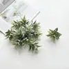 Cerca divisória para planta em vaso pequeno decoração de paisagem flores artificiais arranjo de flores samambaias folhas de eucalipto grama simulação oliva