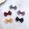 Accesorios semiacabados de bricolaje con tres lazos de puntos