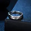 Agitar Tono Rápido Mano en Vivo Suministro Estilo Chino Anillo Abierto Único Dominante Cola Retro Plata Tailandesa Personalidad Anillo Viejo