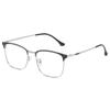 Gafas de Marco Completo Trendy Hechas a Medida Jamie 8801 para Hombres y Mujeres, Armazón de Metal con Diseño de Remaches