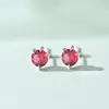 Pendientes de Garra de Dragón de Plata Pura S999 para Hombres y Mujeres, Pendientes de Plata de Pareja de Moda, Pendientes Personalizados para Piercing de Oreja