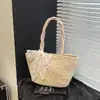 Bolsa de Ombro de Lenço de Seda Tecido de Grande Capacidade 2025 Verão Novo Versátil Ins de Alto Valor Bolsa Axilar Bolsa Tote para Mulheres