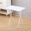 Mesa plegable puesto de exhibición mesa para clavos mesa larga para computadora mesa de entrenamiento escritorio mesa de comedor simple escritorio rectangular para el hogar