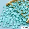 Lagos de Peixe de Vidro Mosaico 1200 Colorido Cristal Feito à Mão DIY Crianças Bar Lago dos Desejos Varanda