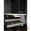 Tábua de Passar Quente Koli Doméstica Dobrável Guarda-Roupa Escondido Retrátil Amortecimento Guarda-Roupa Ferro Elétrico Tábua de Passar