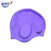 Gorro de Protección para los Oídos al por Mayor para Piscina de Natación Adulto Gorro de Natación de Silicona para Hombres y Mujeres Impermeable Protección del Cabello Color Sólido Tipo Impermeable