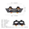 Portalámparas de rejilla LED de doble cabeza GU10 MR16 Portalámparas reflector Soporte ajustable Marco exterior de lámpara de techo Aluminio fundido a presión