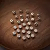 6mm Satélite Colorido Laser K9 Vidro Garra Pequena Redondo Proteína Cristal Iridescente Costurado à Mão Strass para Decoração de Roupas DIY