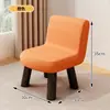 Silla pequeña para el hogar con respaldo, taburete pequeño de madera maciza, asiento bajo pequeño para sala de estar, taburete bajo resistente y duradero, reposapiés para niños