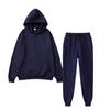 Conjunto de Sudadera con Capucha y Cremallera de Moda Transfronteriza Nuevo del Fabricante Original Traje Deportivo Conjunto de Dos Piezas de Forro Polar Otoño e Invierno