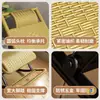 Sillón de Ratán Relajante, Sillón Reclinable de Ratán, Mecedora para Personas Mayores, Mecedora para Adultos con Respaldo, Uso en Casa de Verano, Siesta en Balcón de Ocio